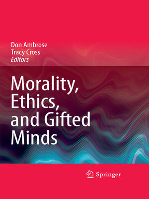 cover image of Morality, Ethics, and Gifted Minds
